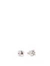 Loewe Anagram Sterling Silver Stud Earrings In Metallic