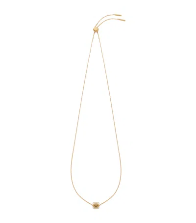 Loewe Bombé Anagram Necklace In Gold