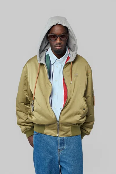 Loewe Bomber Jacket In Brown