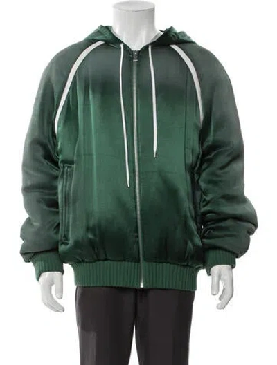 Pre-owned Loewe Bomber Jacket In Green