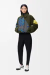 Loewe Bomber Jacket In Shearling In Multi