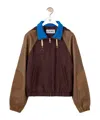 Loewe Bomber Jacket In Technical Fabric In Multi