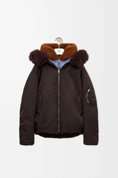 LOEWE BOMBER JACKET IN TECHNICAL SHELL SIZE: 46 FOR MAN