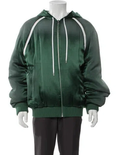 Pre-owned Loewe Bomber Jacket W/ Tags In Green