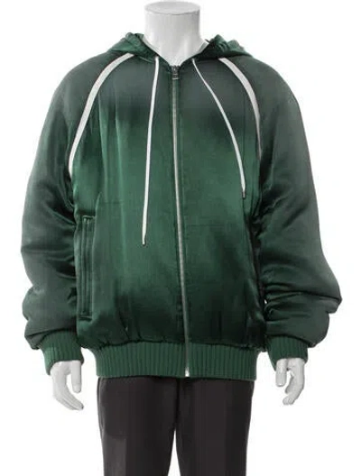 Pre-owned Loewe Bomber Jacket W/ Tags In Green