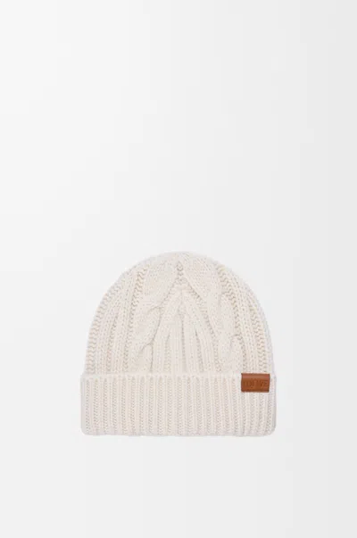 Loewe Beanie In Wool For Woman In Green