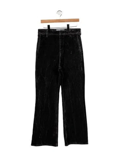 Pre-owned Loewe Bootcut Jeans In Black