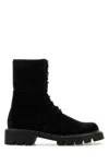 Loewe Women Sierra Combat Lace Up Boot In Black