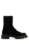 Loewe Women Sierra Combat Lace Up Boot In Black