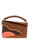 Loewe Borsa A Mano Puzzle Piccola In Pelle Stampata  Donna