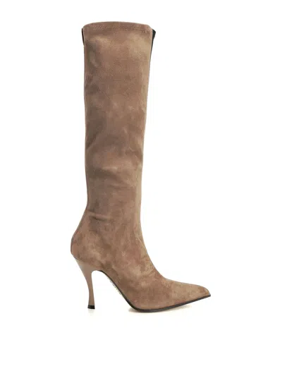 Loewe Comic Boots In Brown