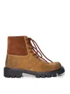 Loewe Man Ankle Boots Brown Size 9 Leather In Brown