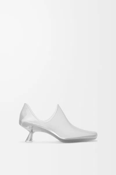 Loewe Emily Aqua Bootie 45 In Rubber With Multicolor Socks Pumps White