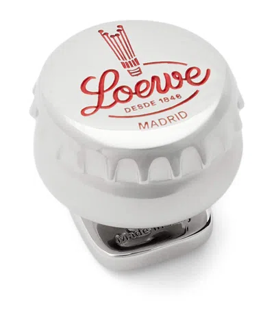 Loewe Bottle Cap Pin Charm In Metallic