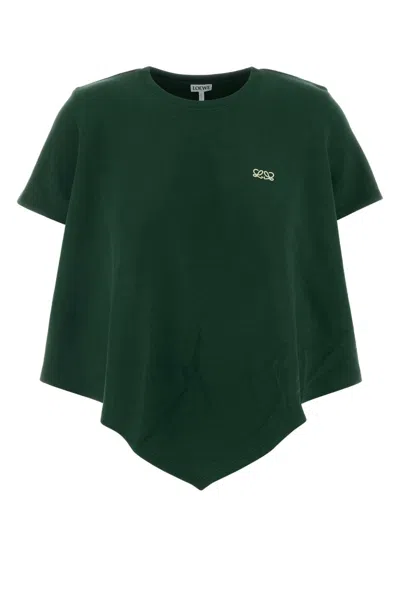 Loewe Bottle Green Cotton Blend T-shirt