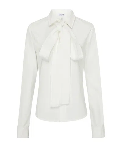 Loewe Cotton Shirt In White