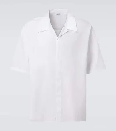 LOEWE COTTON POPLIN BOWLING SHIRT