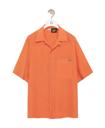 Loewe Bowling Shirt In Linen