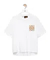 Loewe Boxy Fit T-shirt In Cotton In White