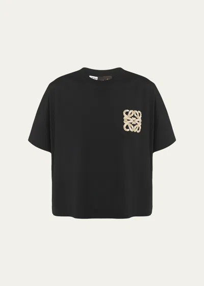 Loewe Paula's Ibiza Anagram Cotton Jersey T-shirt In Black