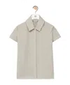 Loewe Boxy Shirt In Linen In Neutral