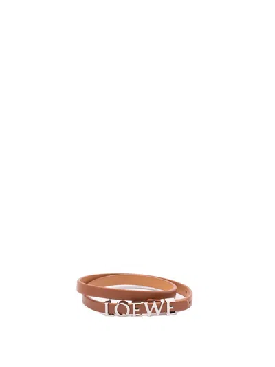 Loewe ` Bracelet In Burgundy