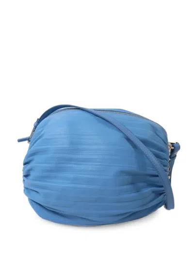 Pre-owned Loewe Bracelet Leather Pouch In Blue