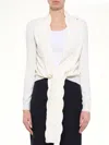 Loewe Braid Cardigan In White