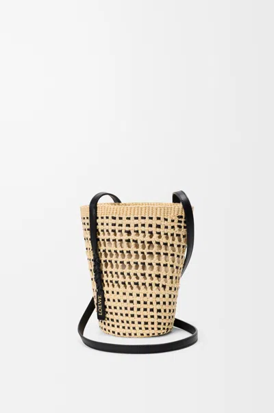 Loewe Braid Pocket In Iraca Palm And Leather Skin For Woman In Nude