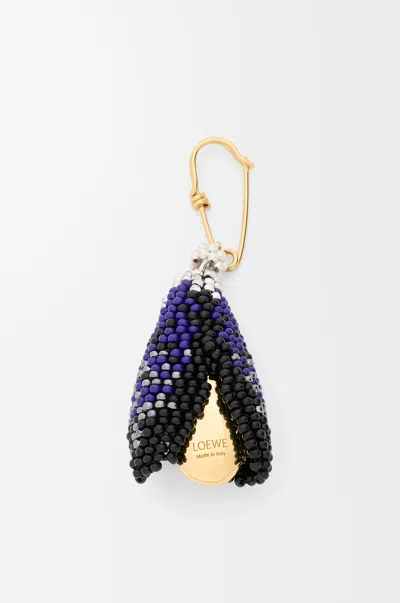 Loewe Shell Brooch In Sterling Silver And Beads For Woman In Gold