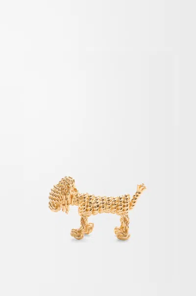 Loewe Dackel-brosche Für Frau In Gold