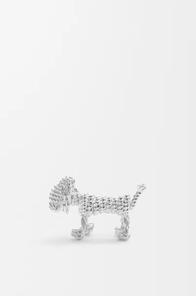 Loewe Sausage Dog Brooch For Woman In Transparent