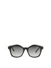Loewe Browline Sunglasses Black In Black