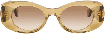 Loewe Brown Anagram Sunglasses