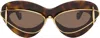 Loewe Double-frame Sunglasses In Gold