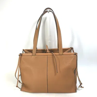 Pre-owned Loewe Brown Camel Leather Shoulder Bag Tote Bag ()