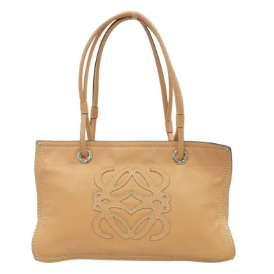 Pre-owned Loewe Brown Camel Leather Shoulder Bag Tote Bag ()