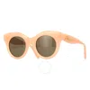 Loewe Brown Cat Eye Ladies Sunglasses Lw40126f 72e 50