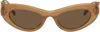 Loewe Brown Cocktail Sunglasses In 50e Shiny Opaline Ca