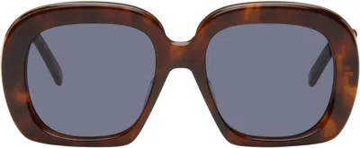Loewe Brown Curvy Sunglasses