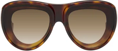 Loewe Brown Front Lenses Aviator Sunglasses