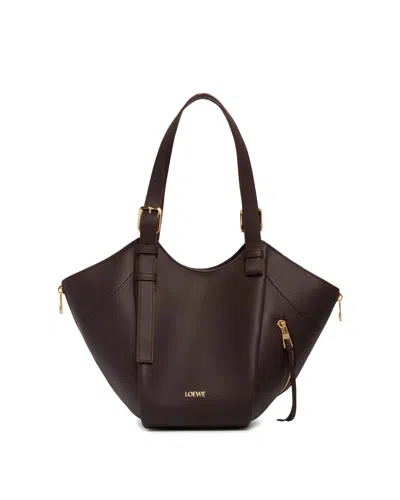 Loewe Brown Hammock Flip Leather Bag
