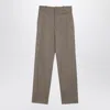 Loewe Pleated Cotton And Silk Pants