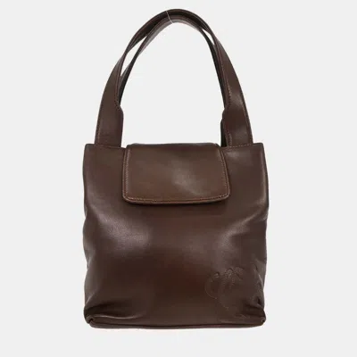 Pre-owned Loewe Brown Lambskin Handbag
