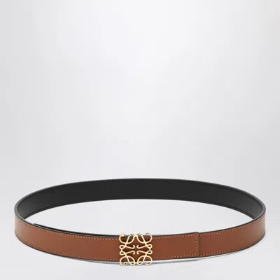 Loewe Brown Leather Anagram Belt Women