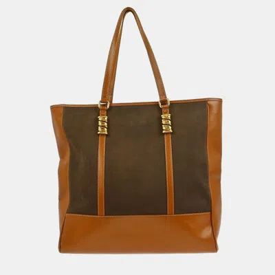 Pre-owned Loewe Brown Leather Belasquez Tote Handbag