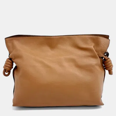 Pre-owned Loewe Brown Leather Flamengo