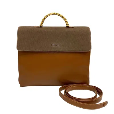 Pre-owned Loewe Brown Leather Handbag Shoulder Bag ()
