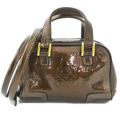 Pre-owned Loewe Brown Leather Handbag Shoulder Bag ()