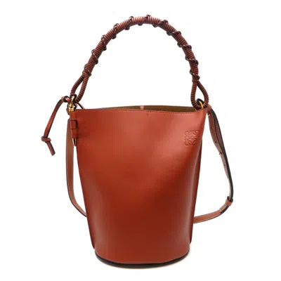 Pre-owned Loewe Brown Leather Handbag Shoulder Bag ()